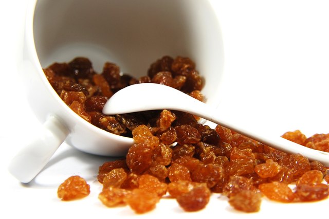 Yellow raisins