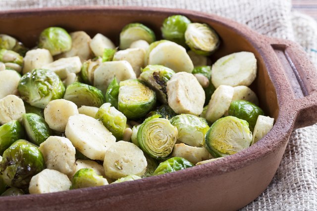 Roasted Parsnips and Sprouts