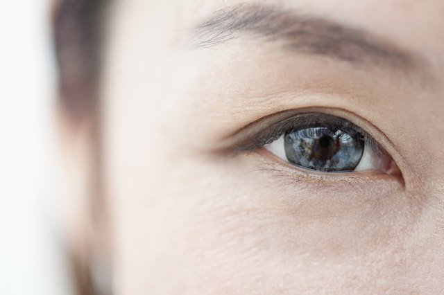 Smiling Woman Eye Close-Up