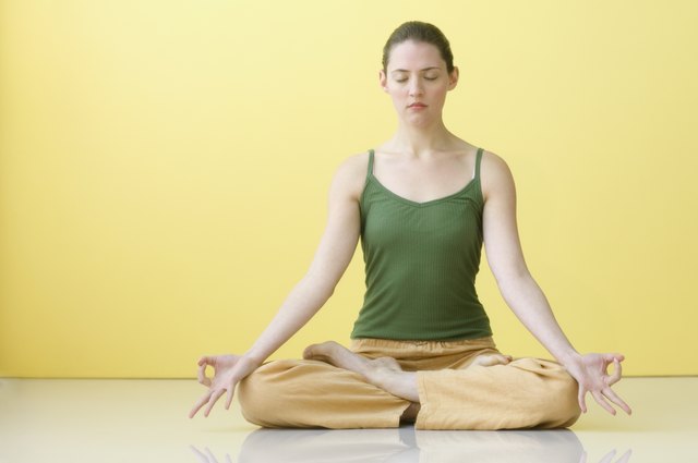 Young woman meditating