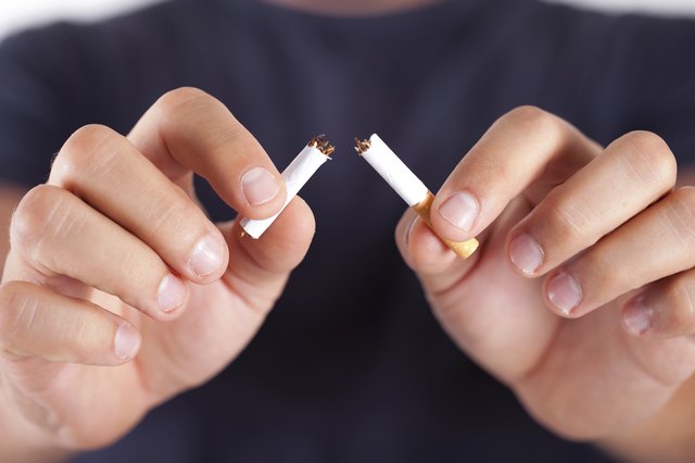 Cigarette broken.