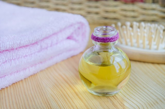 Small bottle of cosmetic oil
