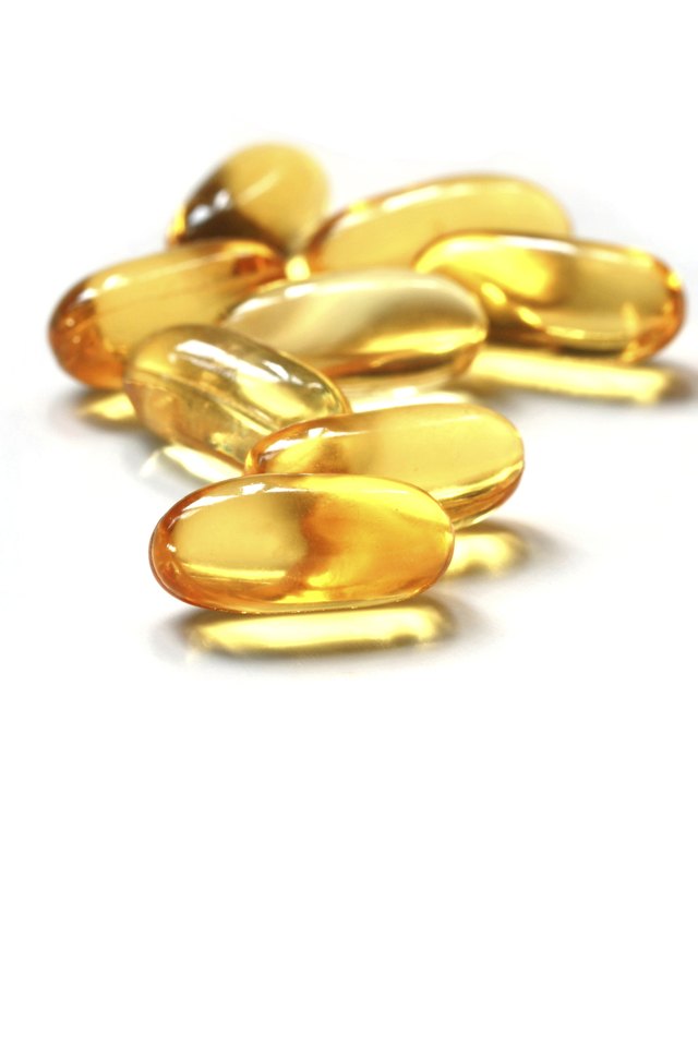 oil capsule isolated