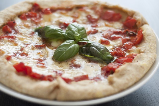 italian pizza with whole wheat flour