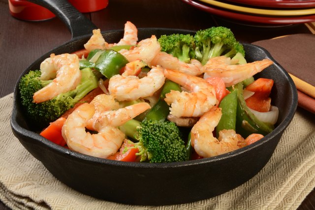 Shrimp stir fry