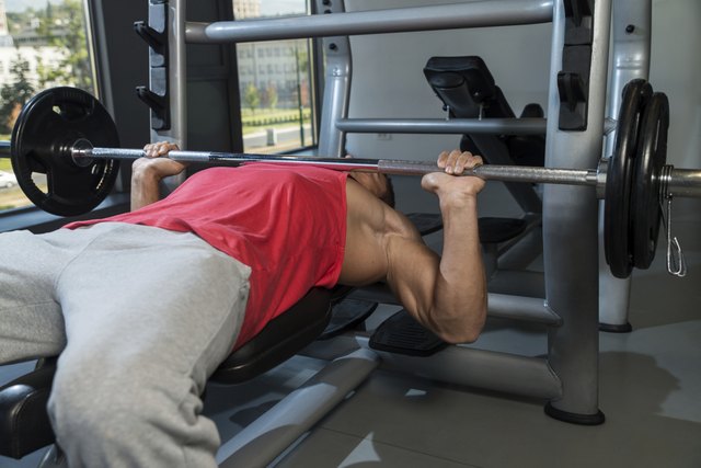 Bench Press At Gym