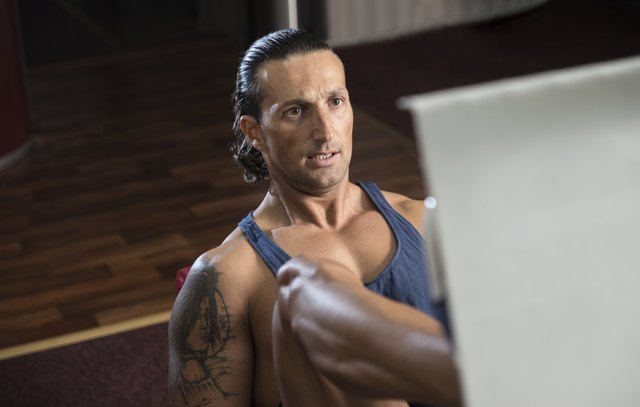 Man on Leg Press