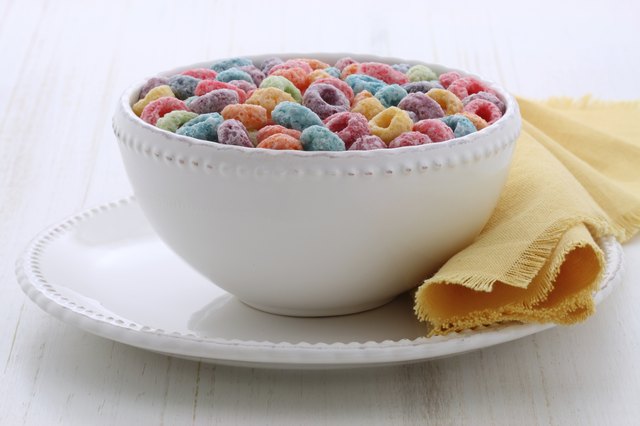 Delicious kids cereal loops