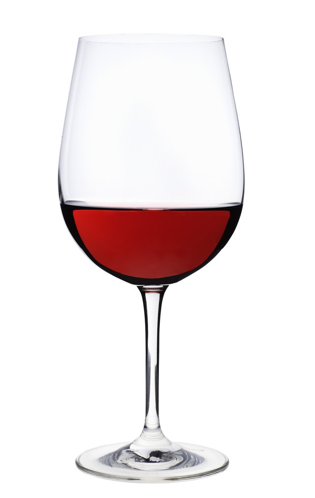 Red wine, studio shot