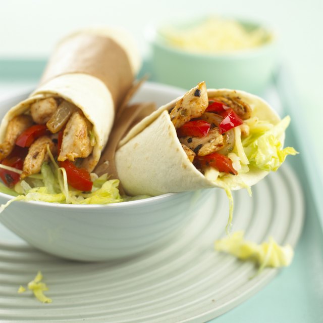Tortilla wraps, close up