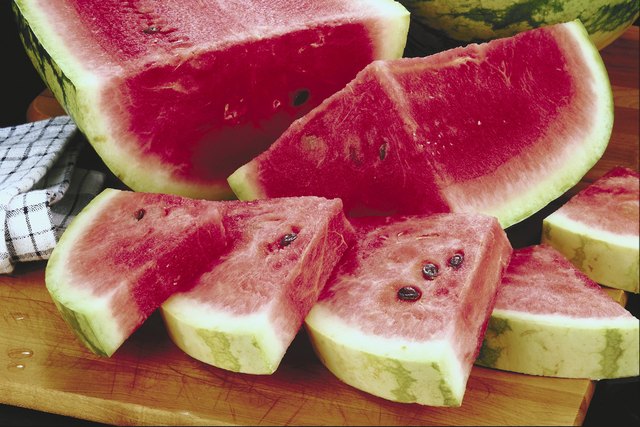 Slices of watermelon