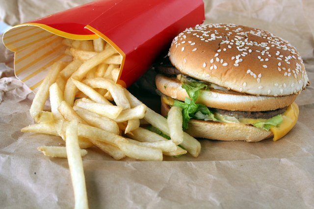 beefburger & frensh fries