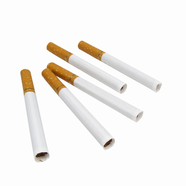 Close up of cigarettes