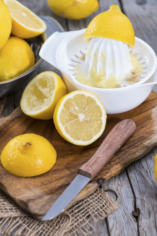 Fresh made Lemon Juice
