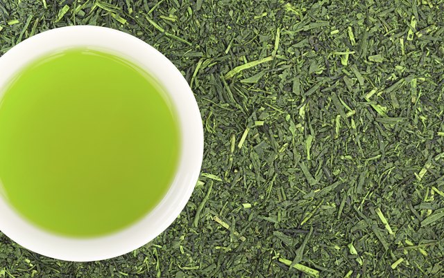 Cup of green tea
