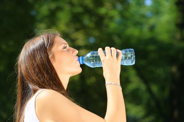 drinking water