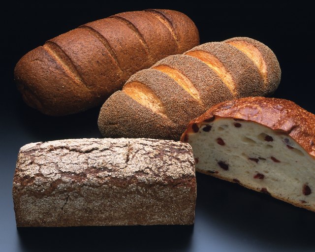 A Variety of Bread, High Angle View