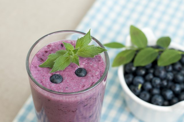 blueberry smoothie