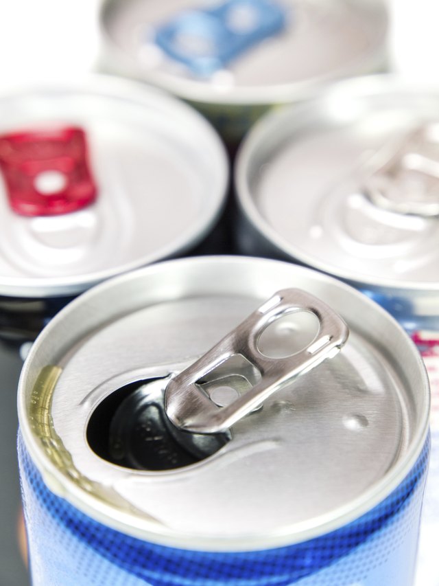 Energy drink cans