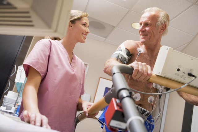 Nurse With Patient During Health Check