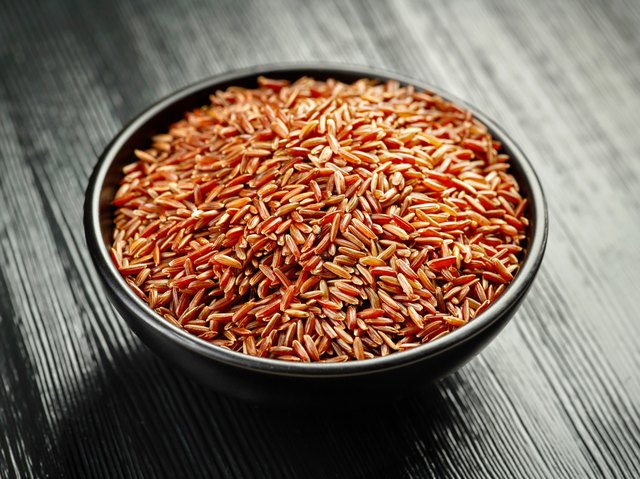 bowl of red rice