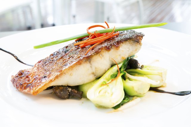 grilled barramundi steak