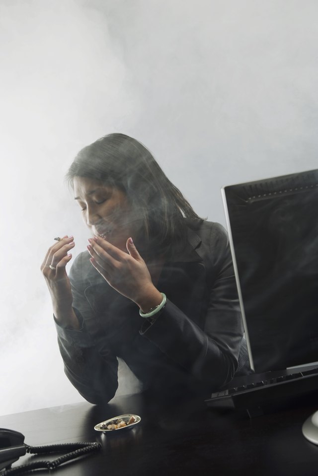 Woman smoking