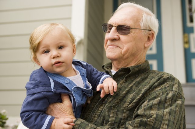 Grandfather and grandson