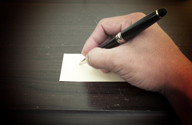 Pen note
