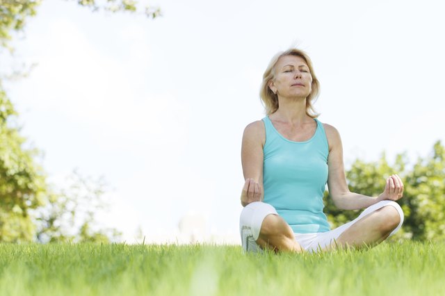 Relaxing Mature Woman