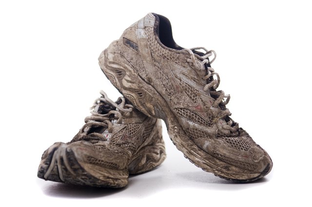 How to Get Mud out of White Nylon Mesh Shoes | Livestrong.com