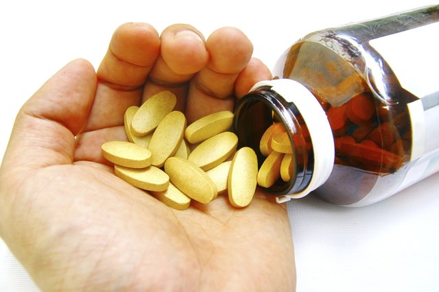 pills in hand