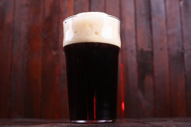 Pint of dark beer