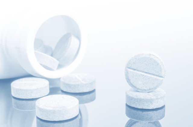 Close-up of medicine tablets