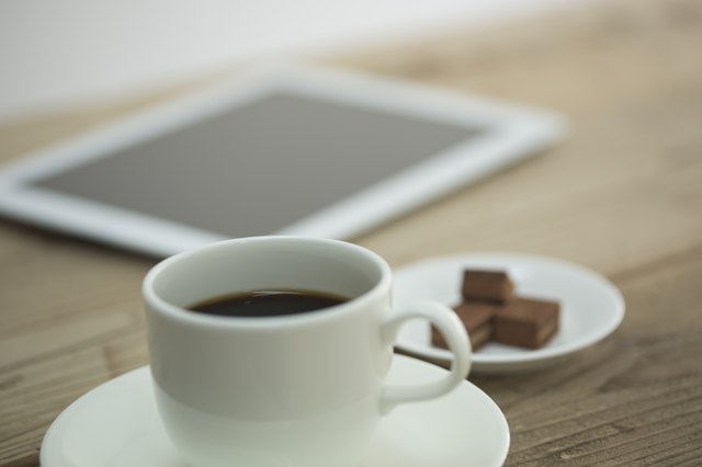 Coffee and straight chocolate