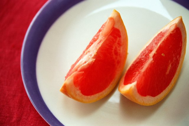 Segments of blood orange