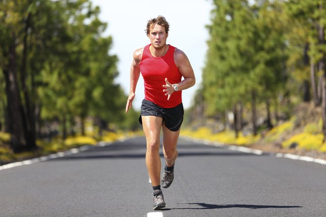 Running fitness sport man