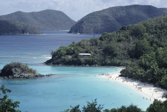 View of Trunk Bay, St. John, US Virgin Islands
