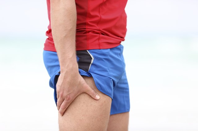 Sports injury - thigh muscle pain