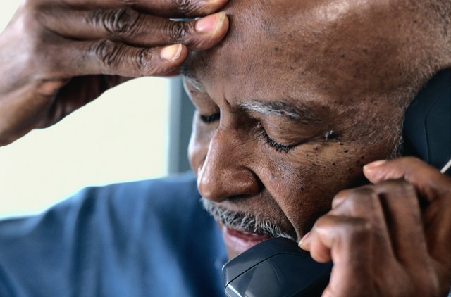 Close-Up of a Frustrated Businessman