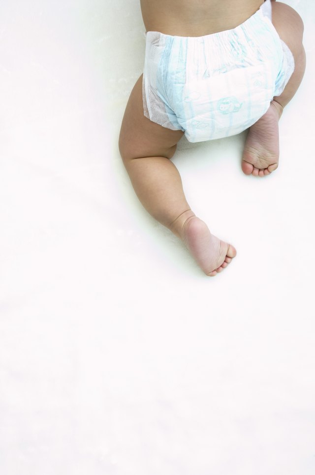 a toddling baby