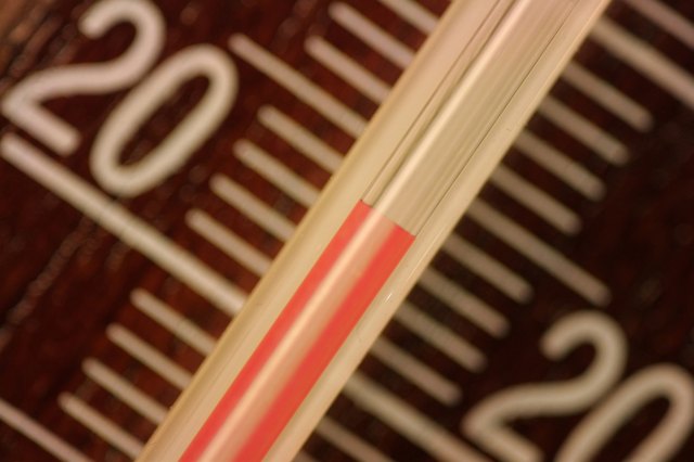 Close-up of thermometer