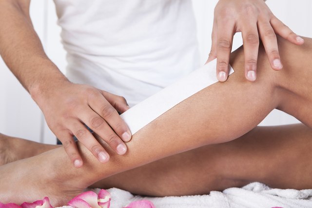 Woman Legs Waxed