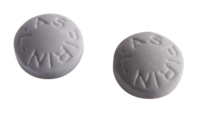 Two aspirin pills Two tablets of aspirin