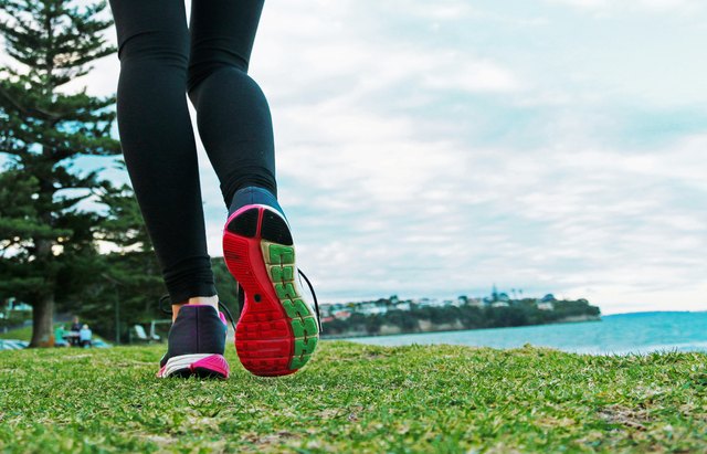 Close-up of running shoes