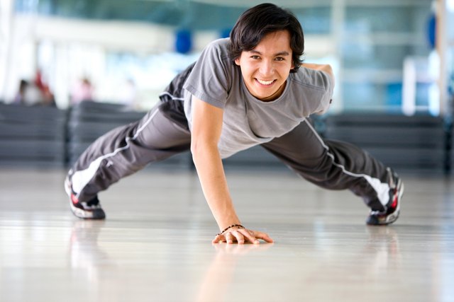 gym man exercising