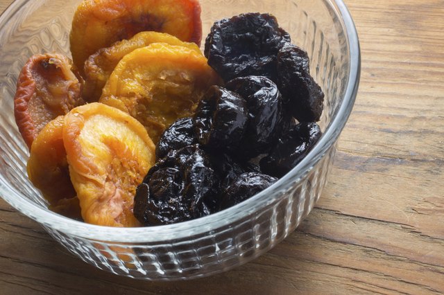 Dried fruit in dish
