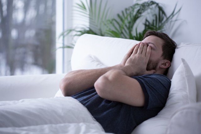 Man can't fall asleep