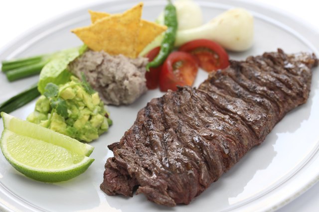 grilled skirt steak, mexican cuisine
