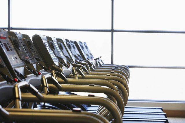 Row of Treadmills